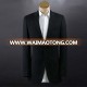 70% wool two buttons notch Lapel dark navy slim fit tailor made business suit for men